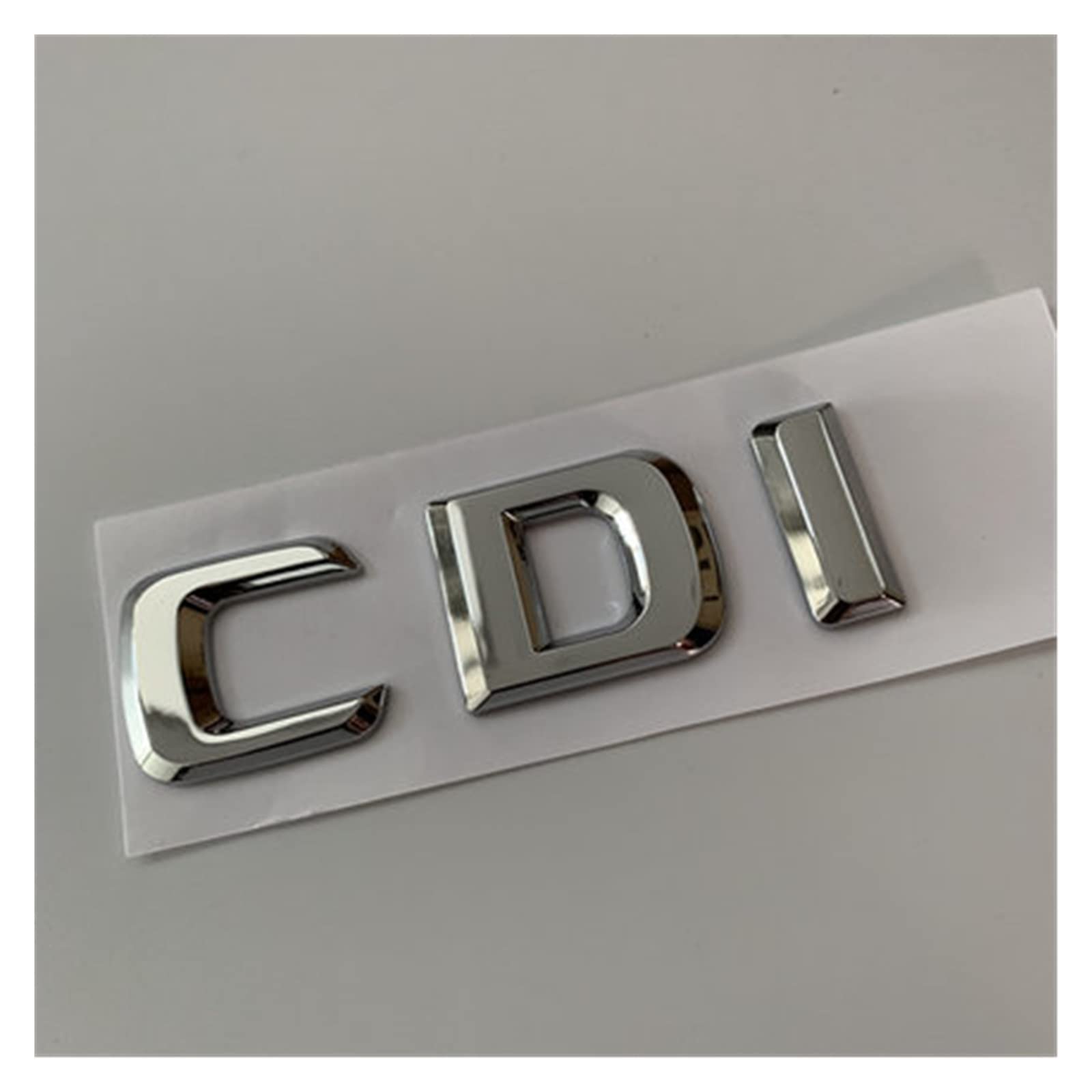 RUMENG HSHULING 1x Chrom ABS CDI CGI Plastikauto -Trunk hinterer Buchstaben Emblem Embleme Aufkleber kompatibler Mercedes Benz E260 e Klasse (Color Name : CDI) von RUMENG