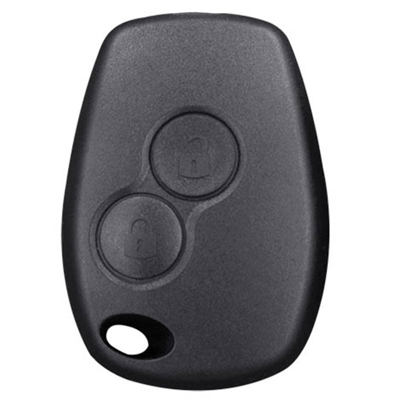 1 Pack Schlüssel Gehäuse mit 2 Tasten Autoschlüssel Gehäuse,Autoschlüssel-Gehäuse ohne Schlüsselblatt kompatibel,Autoschlüssel Gehäuse Schlüssel Gehäuse Auto Ersatz Schlüsselgehäuse von RUOXIXI