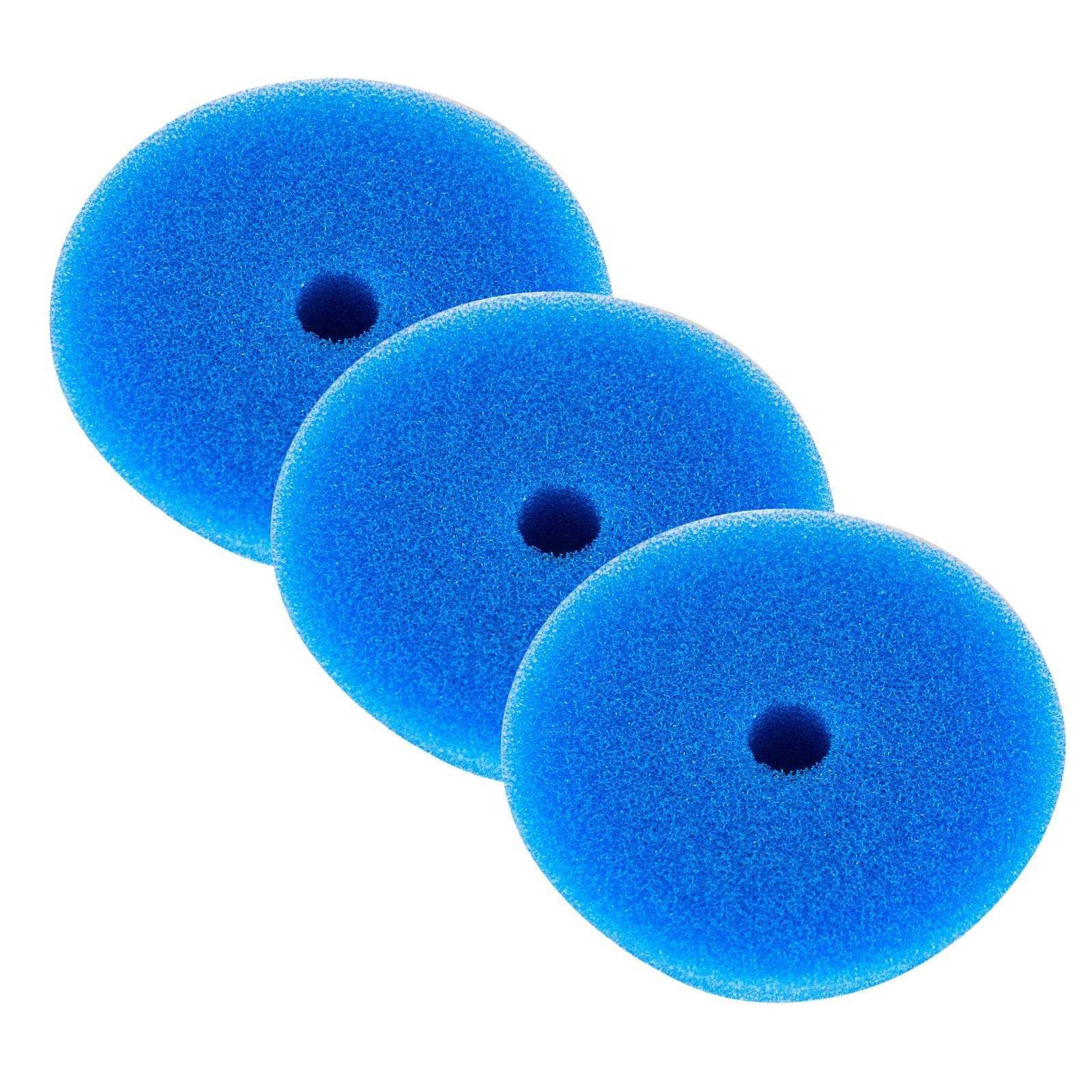 RUPES 3X Polierpad Coarse Polierschwamm Polierscheibe blau hart 150-180 mm von RUPES