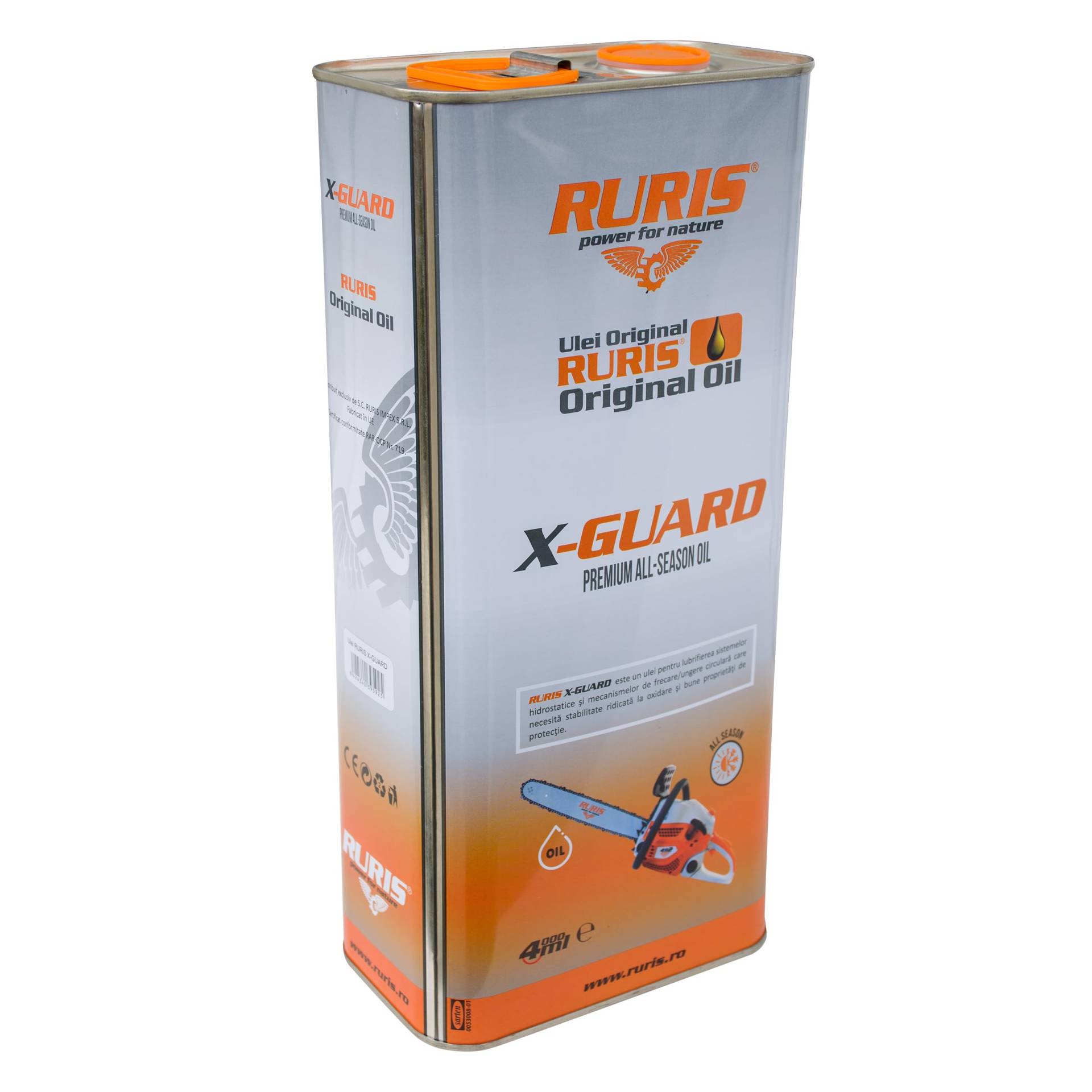 RURIS 4L RURIS X-Guard Öl für alle Führungen und Ketten von RURIS POWER FOR NATURE