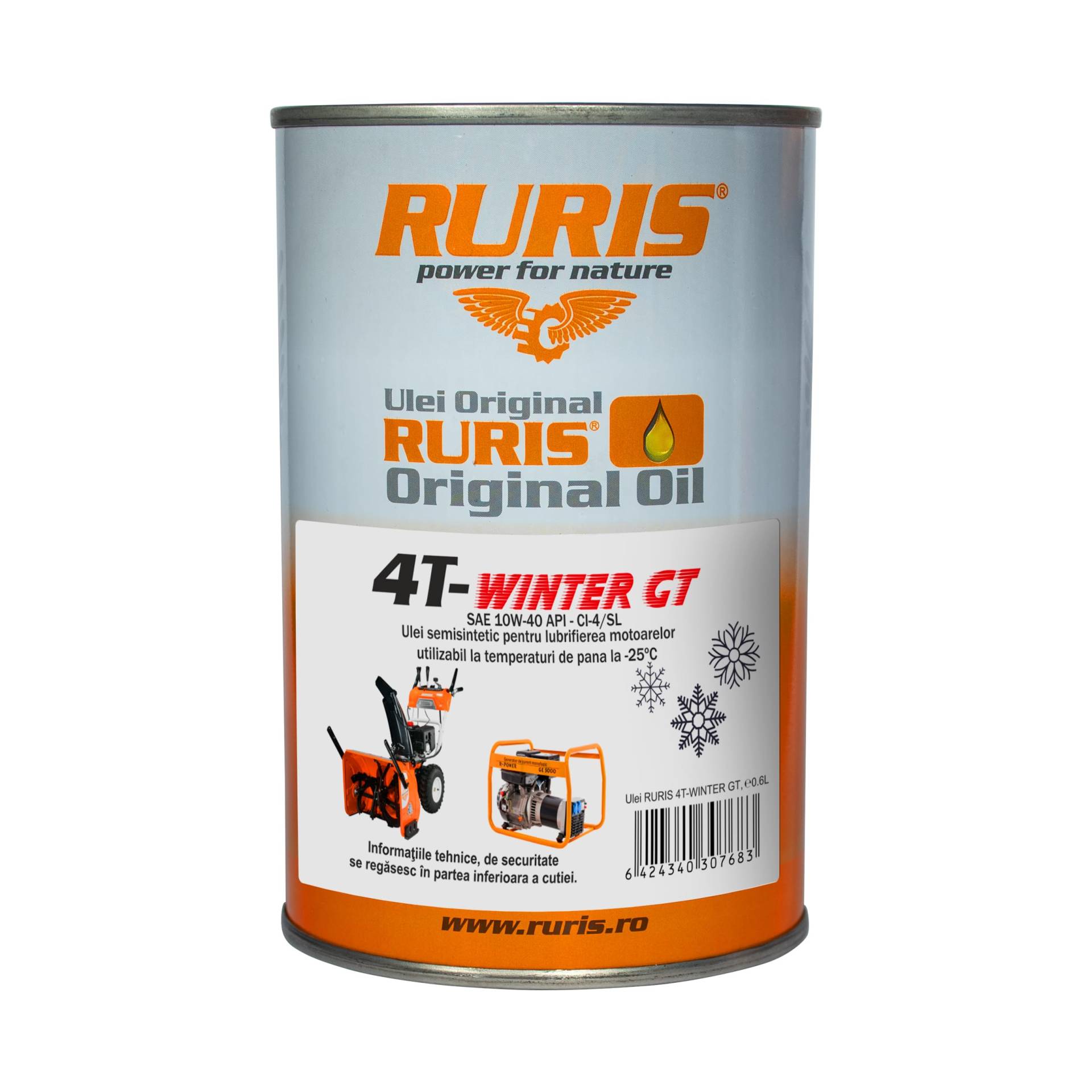 RURIS 4T-WINTER GT 600ml für 4-Takt Motoren im Winter von RURIS POWER FOR NATURE