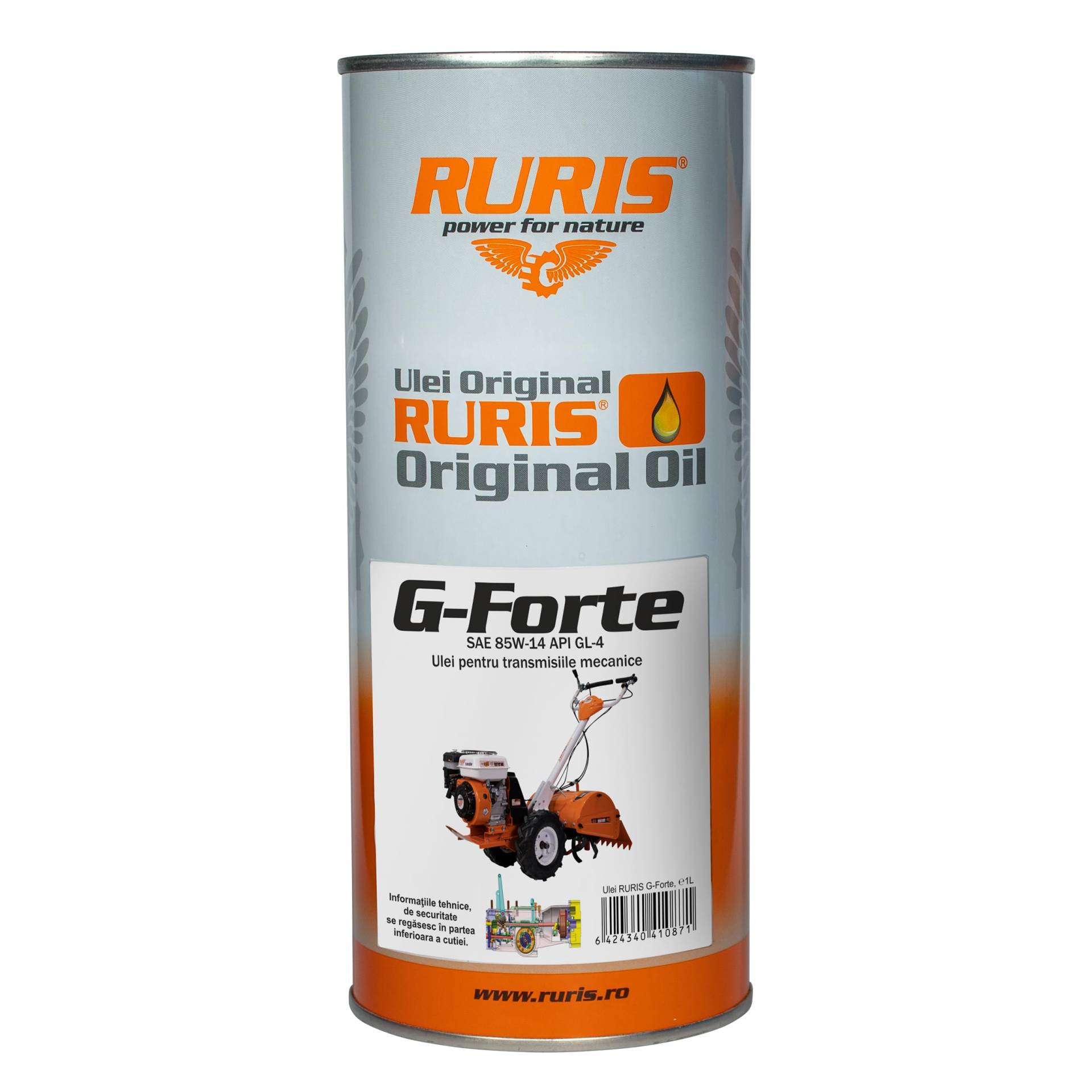 Ruris Öl Ruris g-forte 1 l für Motorhacke mit Heckfräse von RURIS POWER FOR NATURE