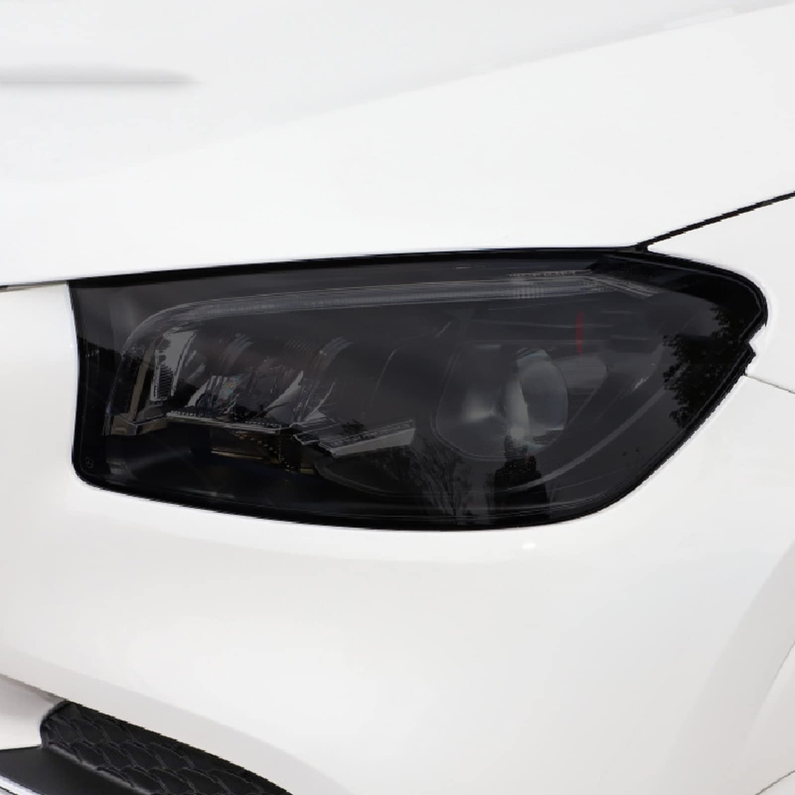 Auto Scheinwerfer Tönung Schwarz Schutzfolie Rücklicht Transparent TPU Aufkleber Zubehör, Für Mercedes Benz GLS Klasse 2020 X167 von RUTCI