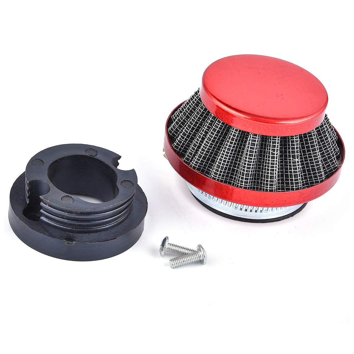 42MM Aluminium 2-Takt Super Pocket Bike Luftfilter-Upgrade-Kit Ersatz für Mini Dirt Bike ATV Quad Luftfilter Set 47cc 49cc 42MM Aluminium 2-Takt Super Pocket Bike Luftfilter-Upgrade-Kit Ersatz für Mini Dirt Bike ATV Quad Luftfilter Set 47cc 49cc von RUTU