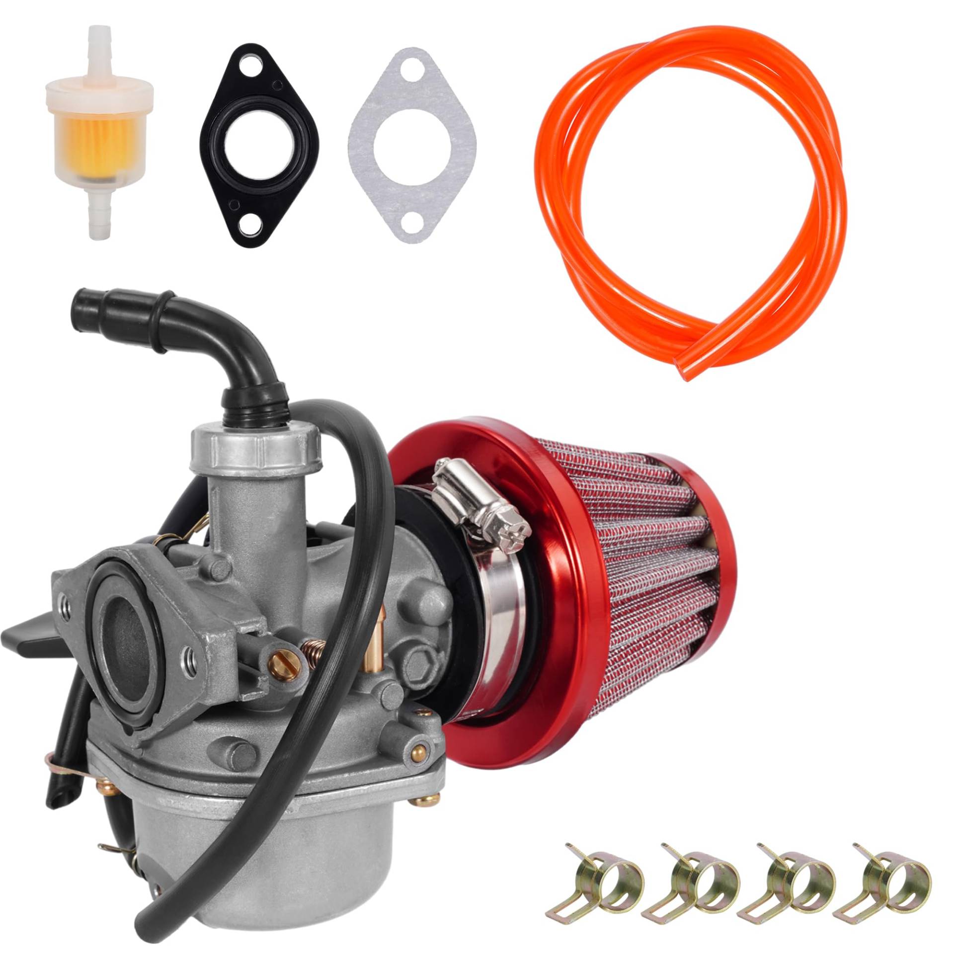 RUTU PZ19 Vergaser 19 mm mit 35mm Luftfilter-Kit für CRF50 CRF50F 70cc 90cc 110cc 125cc Peace Eagle Cool Sport Sunl NST TaoTao Redcat Coolsport Loncin Clone ATV Quad Teile RUTU PZ19 Vergaser 19 mm mit 35mm Luftfilter-Kit für CRF50 CRF50F 70cc 90cc 110cc 125cc Peace Eagle Cool Sport Sunl NST TaoTao Redcat Coolsport Loncin Clone ATV Quad Teile von RUTU