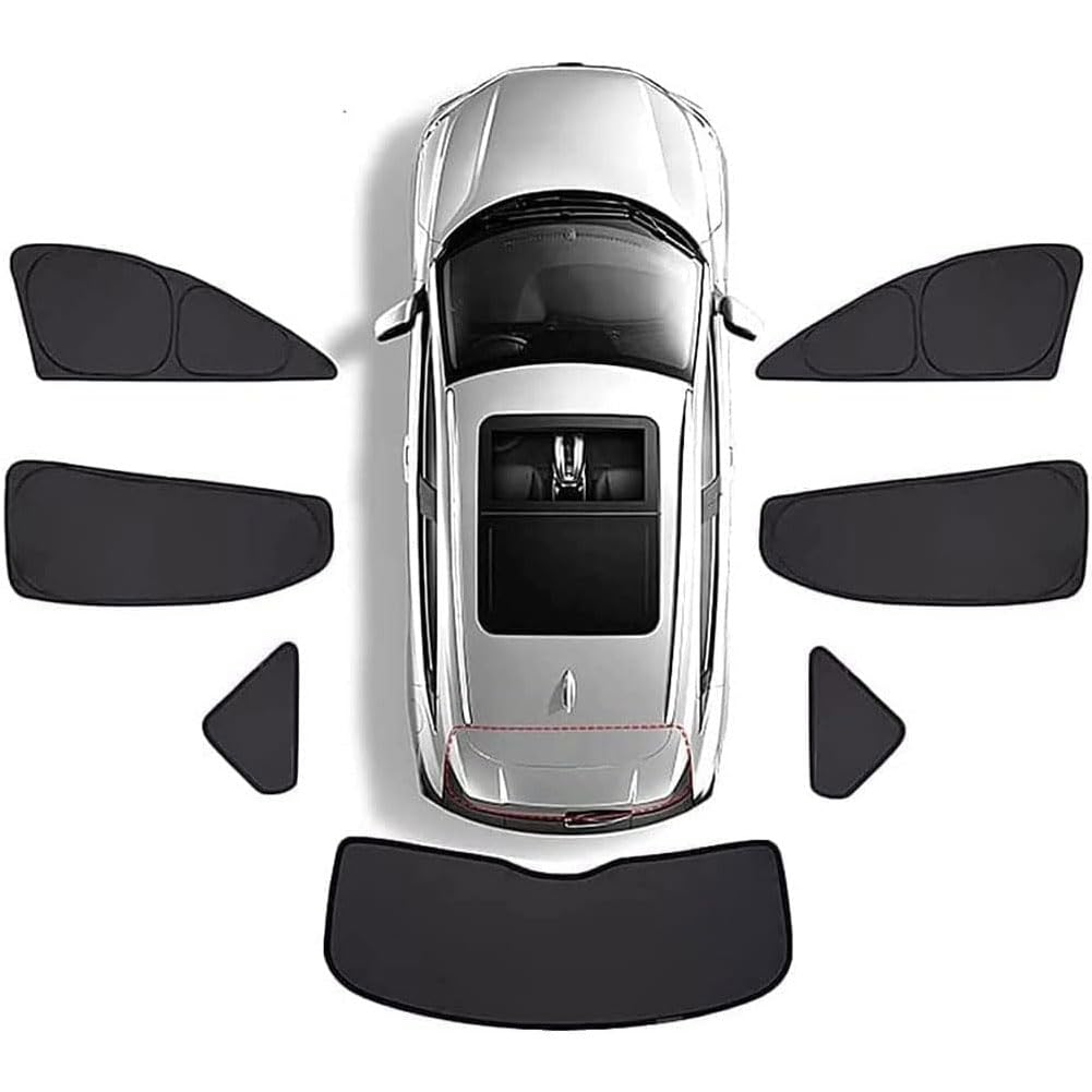 Auto Seitenfenster Sonnenschutz für Peugeot 308 SW 2 Gen 2015-2020, Blockiert UV Seitenfenster Sonnenblende Verdunklung Atmungsaktives Visier-Vorhang,E/7 Wholecar von RUZGAR