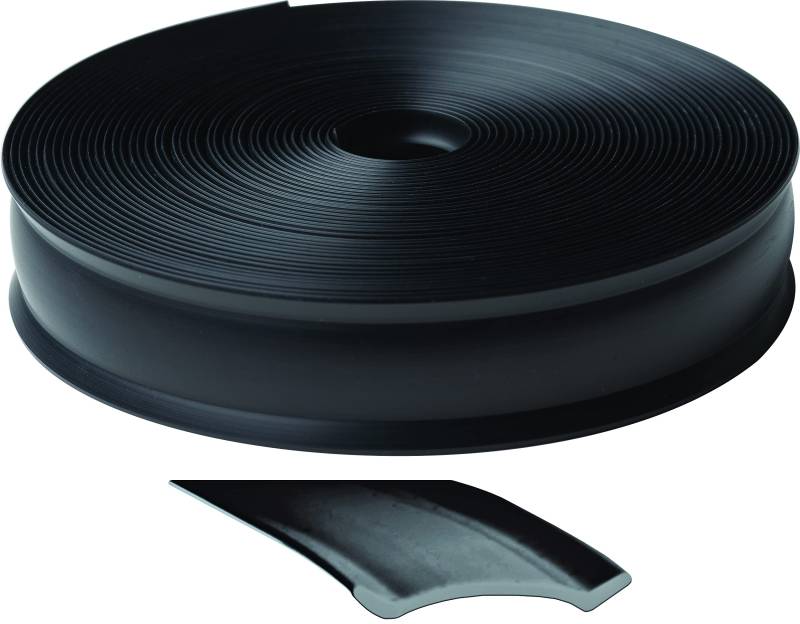 RV Designer E569, strapazierfähige Vinyl-Einsatzleiste, 2,5 cm breit, 15,2 m Rolle, schwarz von RV Designer