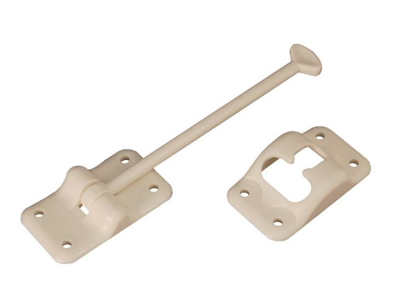 RV Designer E237 Kunststoff Türhalter T-Style, 15,2 cm, Kolonialweiß, Einstiegstür Hardware von RV Designer