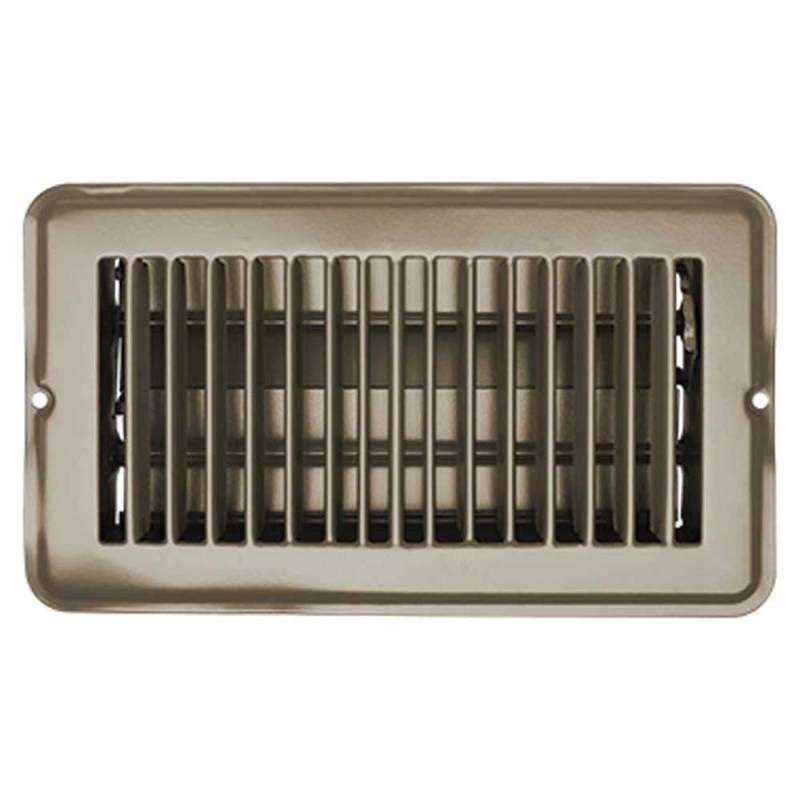 RV Designer H871, Metall-Bodenregister mit Dämpfer, 20,3 x 10,2 cm, Hellbraun, Innenbeschläge von RV Designer