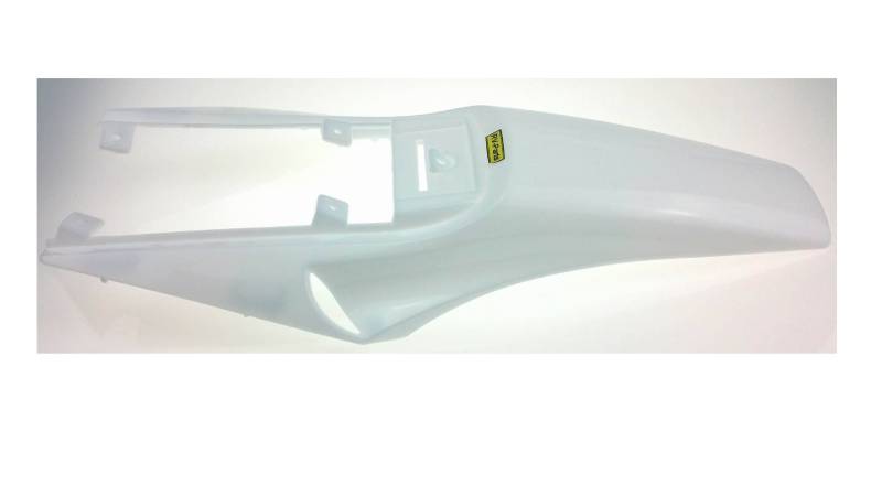 Pocketbike 2 Takt Mini Cross KDX Orion Verkleidung Weiß Heckteil Schutzblech hinten von RV-Parts
