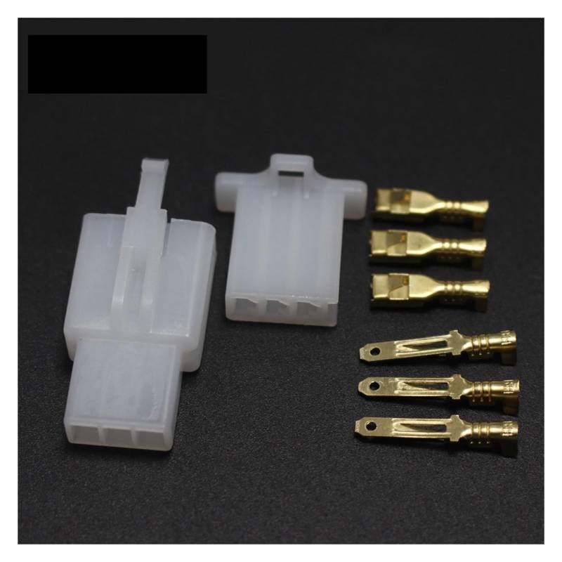 10 set 2.8mm 3Pin Auto Electrical Wire Connector 2.8 3P White Car with Terminals von RVBLRDSE