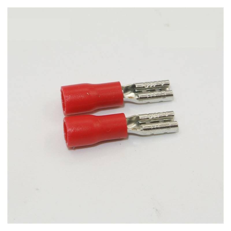 1000 pcs 2.8mm Red FEMALE INSULATED ELECTRICAL SPADE CONNECTOR TERMINALS,WIRING,CRIMP 22-16 AWG von RVBLRDSE