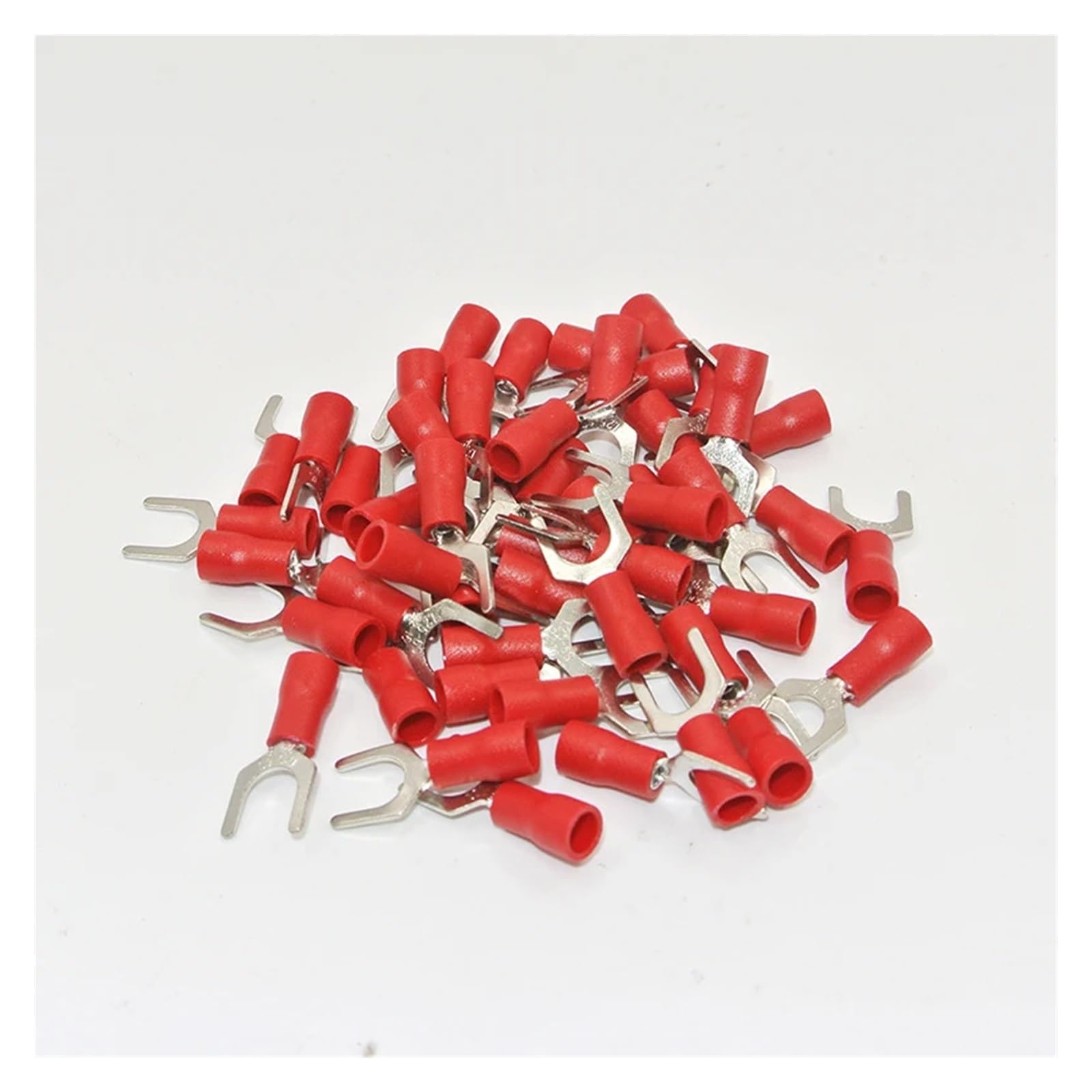 1000PCS SV1.25-3.2 Crimp Spade Wire Connector 22~16AWG #4 Fork Terminal Insulated Terminal For 0.5-1.5mm2 Cable Wires 1000PCS SV1.25-3.2 Crimp Spade Wire Connector 22~16AWG #4 Fork Terminal Insulated Terminal For 0.5-1.5mm2 Cable Wires von RVBLRDSE