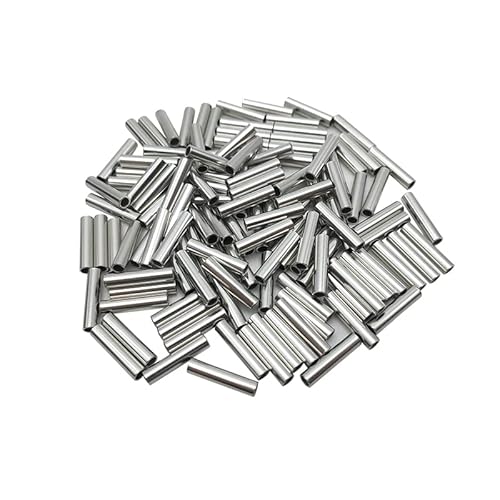 1000pcs/pack 3.1mm Butt Splice Connectors Copper Tinned Splice Crimp Terminal Sleeve Cable Tube Sleeving Kits von RVBLRDSE
