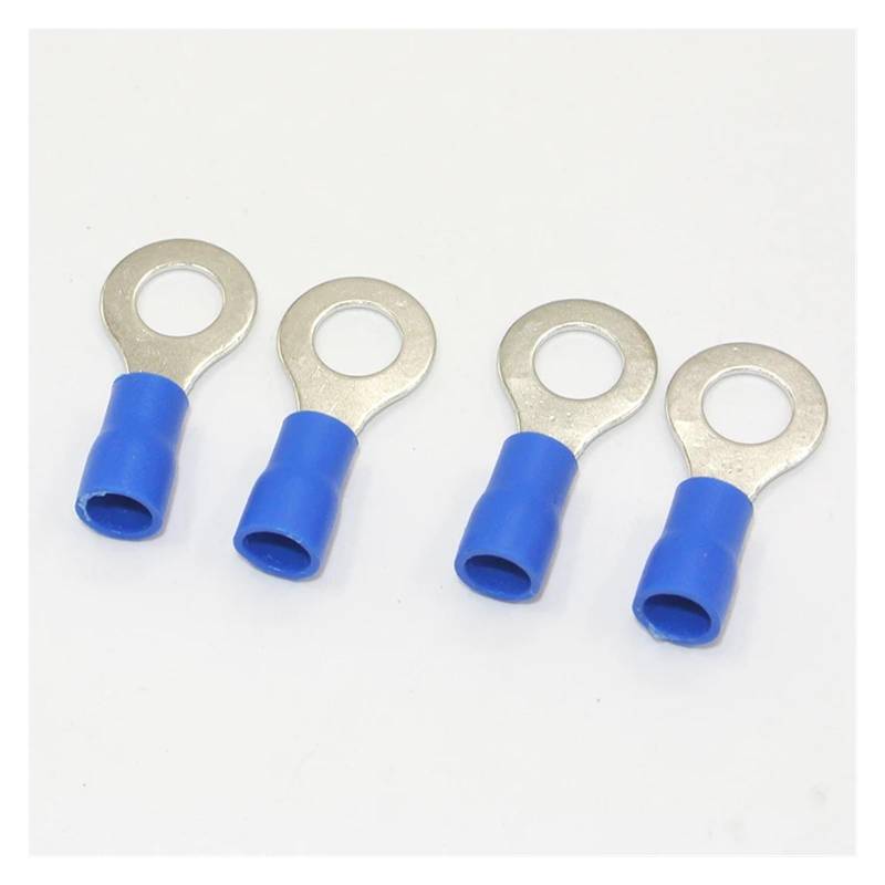 1000pcs 16-14 AWG RV2-4 Blue Ring insulated terminal Blue #8 Ring Terminal Connector von RVBLRDSE