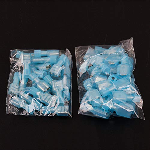 100pcs Male & Female Crimp Terminator Kit Blue Fully Insulated Butt Electrical Wire Cable Connectors For 16-14AWG 100pcs Male & Female Crimp Terminator Kit Blue Fully Insulated Butt Electrical Wire Cable Connectors For 16-14AWG von RVBLRDSE
