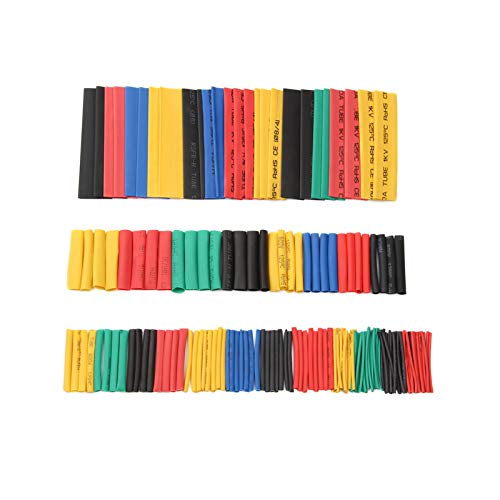 164Pcs Heat Shrink Tube Polyolefin Shrinking Assorted Set Heat Shrink Tube Wire Cable Connector Insulated Sleeving Tubing von RVBLRDSE
