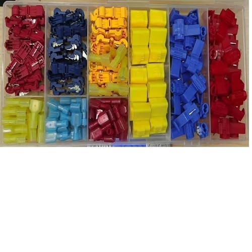 170Pcs Connection Terminal Terminal Assembly Electrical Connectors Quick Splice Wire Terminals Insulated 170Pcs Connection Terminal Terminal Assembly Electrical Connectors Quick Splice Wire Terminals Insulated von RVBLRDSE