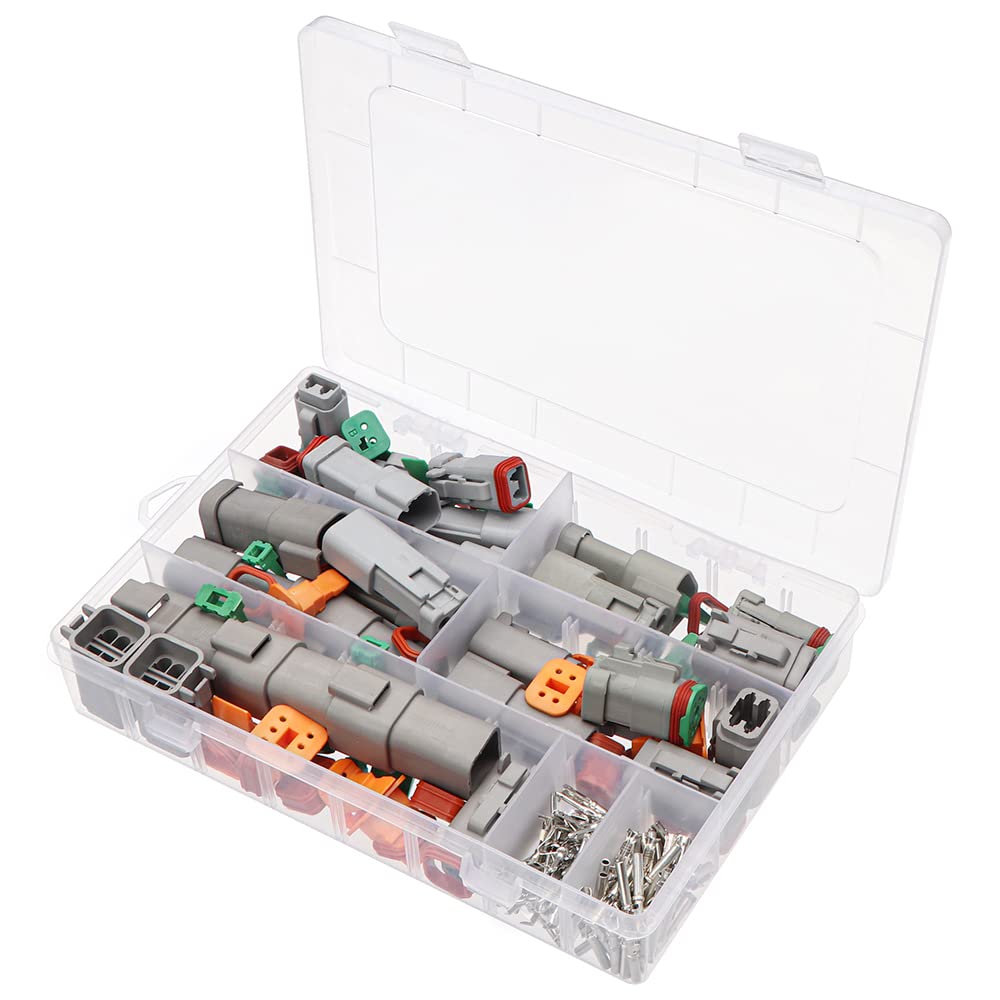 185pcs Series Waterproof Wire Automotive Connector Kit DT06-2/3/4/6S DT04-2/3/4/6P Sealed for Car electronic starter 185pcs Series Waterproof Wire Automotive Connector Kit DT06-2/3/4/6S DT04-2/3/4/6P Sealed for Car electronic starter von RVBLRDSE