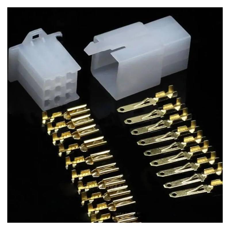 1set 2.8mm connector 9P 9 pin Electrical 2.8 Connector Kits Male Female socket von RVBLRDSE