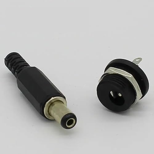 2.1x5.5mm DC Power Female Jack + Male Jack Connector Socket von RVBLRDSE