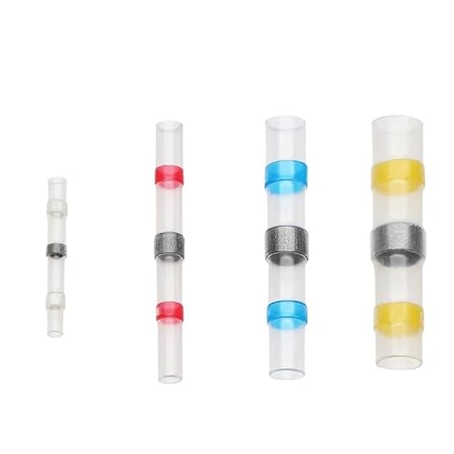 200Pcs Mixed Heat Shrink Terminals Waterproof Solder Sleeve Tube Electrical Wire Insulated Butt Connectors von RVBLRDSE