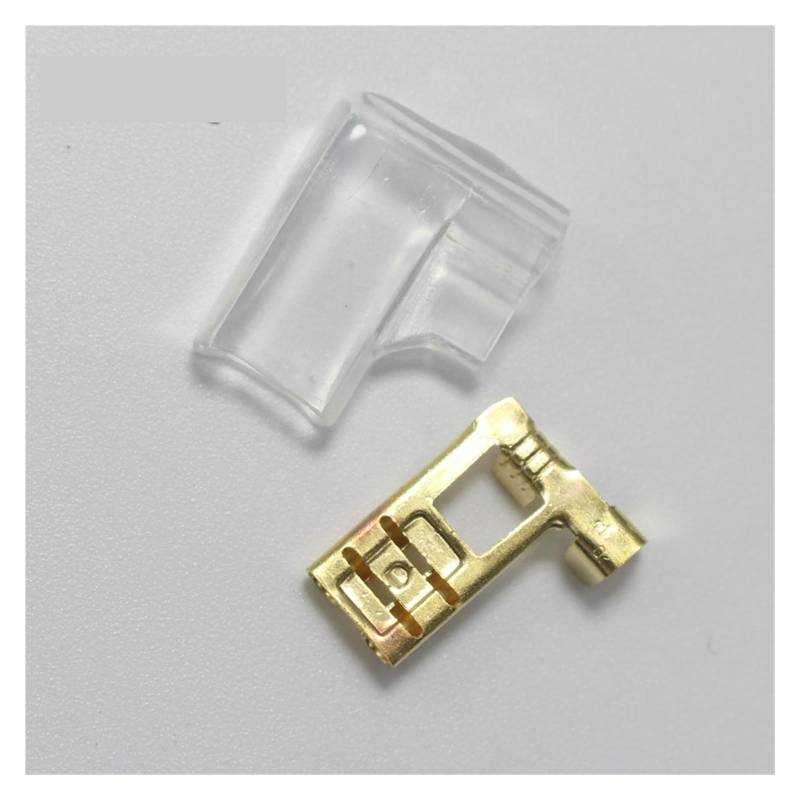 20sets Copper 6.3 Crimp Terminal with Case 6.3mm Insulated Spring Connector Right Angle Female Cold Terminal von RVBLRDSE