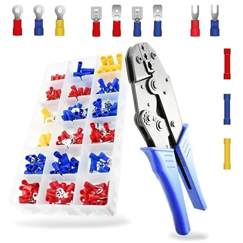 300pcs Boxed Cold Terminal B Type Combination + Crimping Tool Wire Connectors Terminal Eletrico Wire Crimp Connector von RVBLRDSE