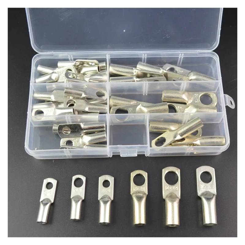 40pcs JG Bolt Hole Tinned Copper Cable lugs Battery Terminals set Wire terminals connector von RVBLRDSE