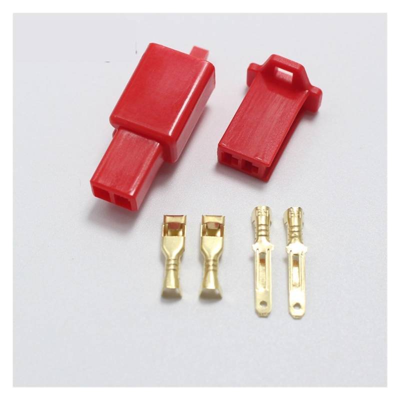 4set 2.8mm 2P 3P 4P 6P Red Electrical Connector Kits 2.8 mm Male Female Socket von RVBLRDSE