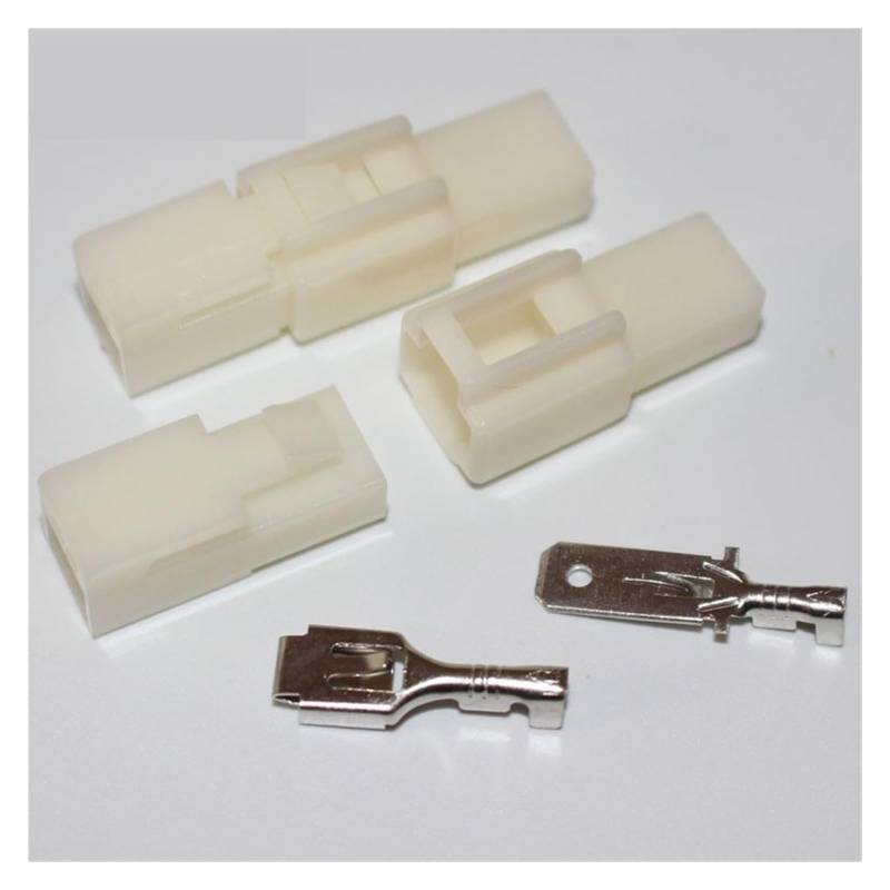 50 sets 6.3mm 1pinTerminal Connector kits,1P Male and Female Housing + Terminals von RVBLRDSE