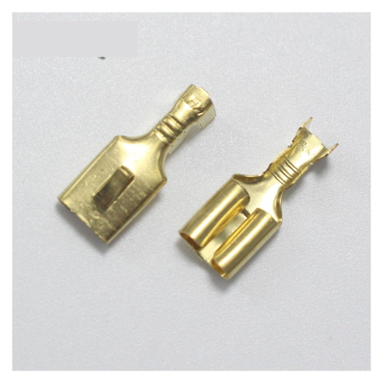 50pcs Copper 6.3 Crimp Terminal 6.3mm Uninsulated Spring Connector Female Cold Terminal 50pcs Copper 6.3 Crimp Terminal 6.3mm Uninsulated Spring Connector Female Cold Terminal von RVBLRDSE