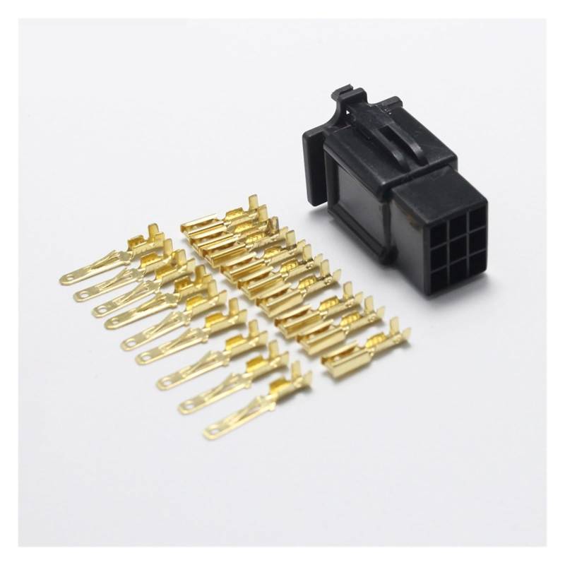 5set 2.8mm 9Pin Auto Electrical Wire Connector 2.8 9P Black Car with Terminals von RVBLRDSE