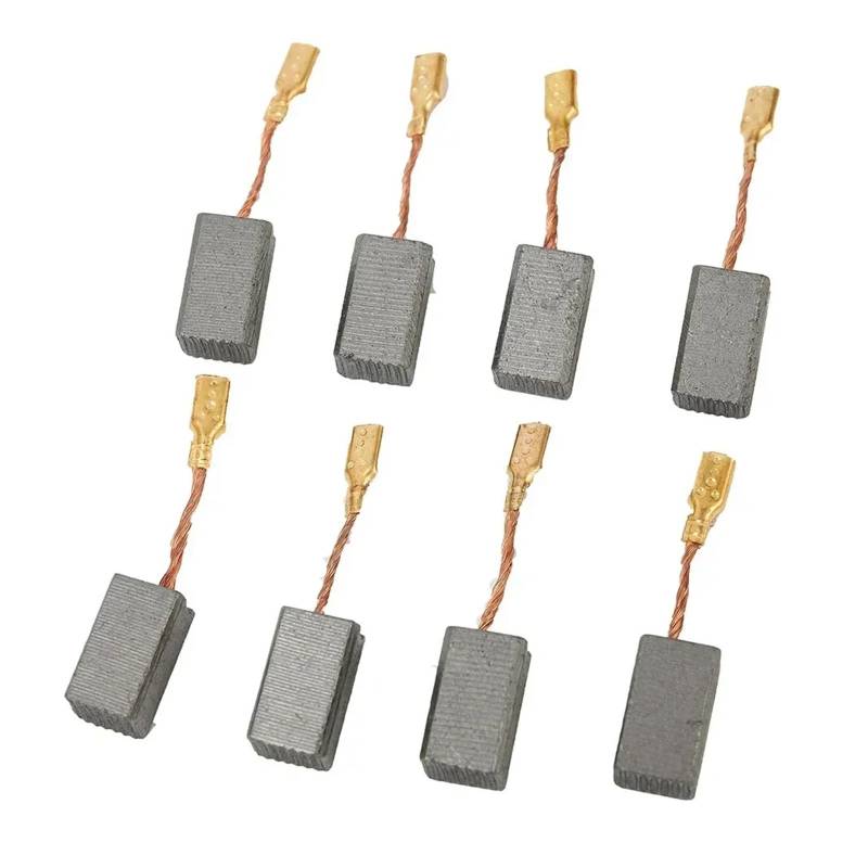 8pcs Carbon Brushes 6.5×8×14mm For Angle Grinder GWS 7-100 7-125 electronic starter Brushes Replacement Carbon Fiber Brushes Motor Speed Controllers von RVBLRDSE