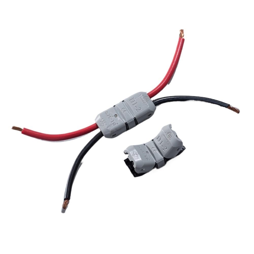 DI-2 10PCS Double In-line 2 Way Butt Joint 18AWG 0.75sqmm Electronic LED Light Cable Wire Connectors Terminals Splice Crimp DI-2 10PCS Double In-line 2 Way Butt Joint 18AWG 0.75sqmm Electronic LED Light Cable Wire Connectors Terminals Splice Crimp von RVBLRDSE
