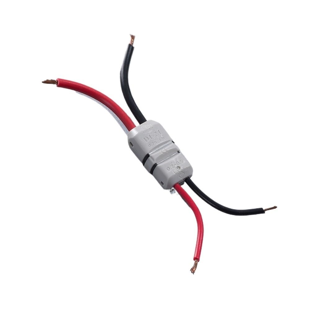 DI-21 100PCS 2 Way Dual Butt Joint 18/23-20GAWG 0.75/0.3~0.5MM Quick Wire Connector Cable Clamp Terminal Splice DI-21 100PCS 2 Way Dual Butt Joint 18/23-20GAWG 0.75/0.3~0.5MM Quick Wire Connector Cable Clamp Terminal Splice von RVBLRDSE