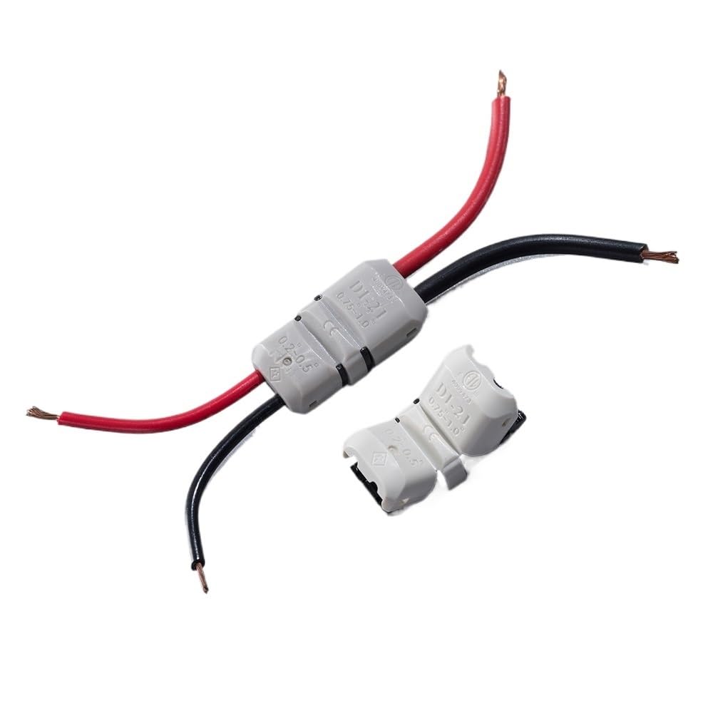 DI-21 10PCS 18AWG 0.75sqmm 23~20 0.3~0.5 Double In-line 2 Way Butt Joint Cable Wire Connectors Terminals DI-21 10PCS 18AWG 0.75sqmm 23~20 0.3~0.5 Double In-line 2 Way Butt Joint Cable Wire Connectors Terminals von RVBLRDSE