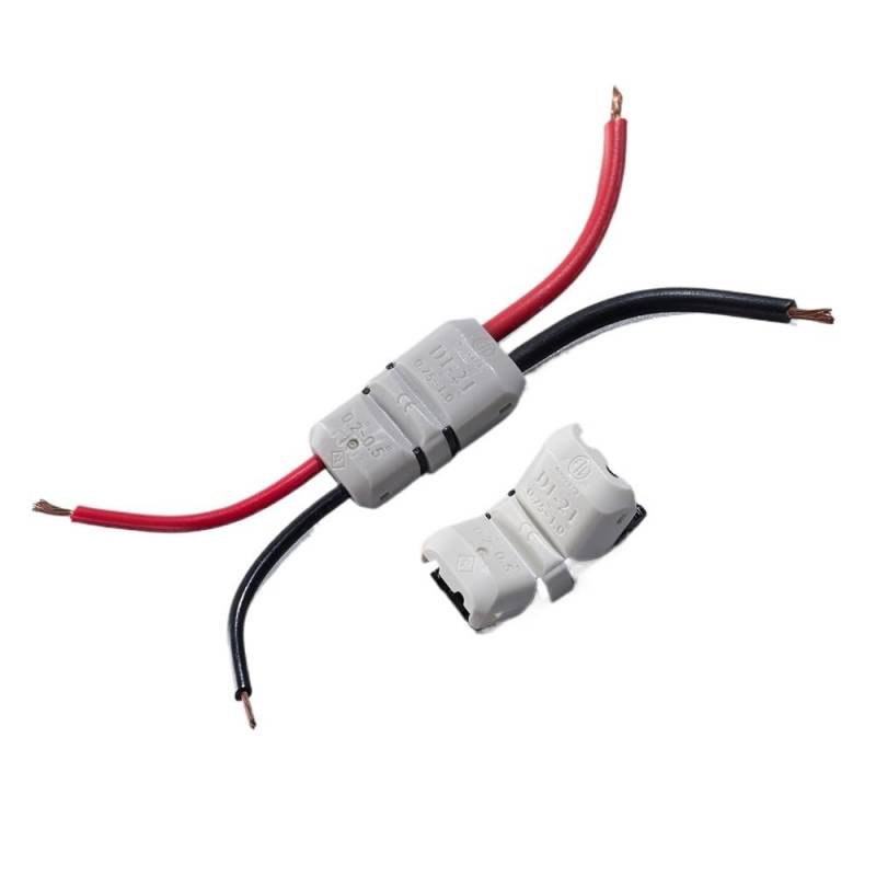 DI-21 10PCS 18AWG 0.75sqmm 23~20 0.3~0.5 Double In-line 2 Way Butt Joint Cable Wire Connectors Terminals von RVBLRDSE