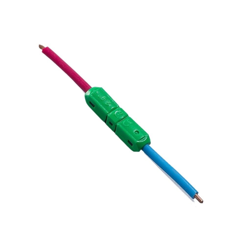 I-4 100PCS I Way Electrical Wire Connectors Single Way Straight Connection Quick Splice 14awg 2.5mm2 with No Stripping of Wires I-4 100PCS I Way Electrical Wire Connectors Single Way Straight Connection Quick Splice 14awg 2.5mm2 with No Stripping of Wires von RVBLRDSE