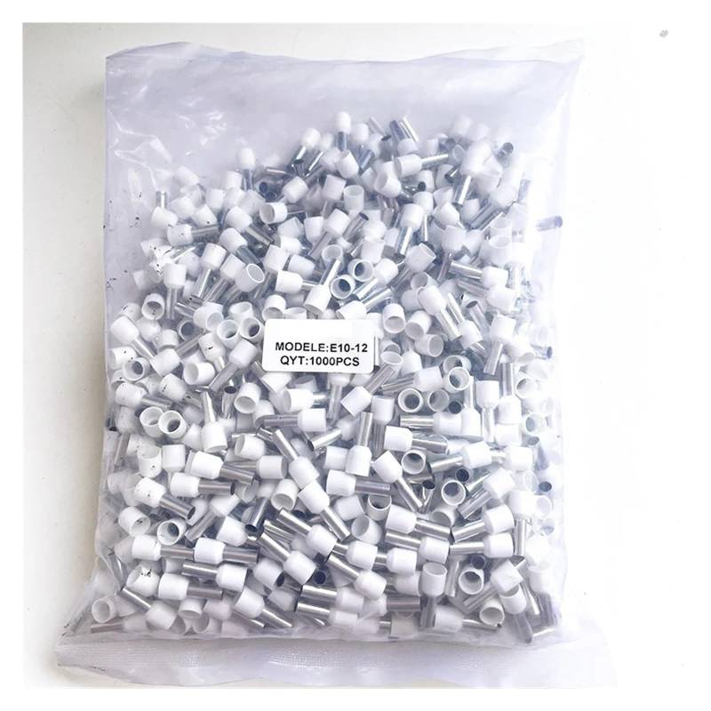 Insulated Cable Cord End Bootlace Ferrule Terminals wire connector For 10mm2 Wire 1000pcs E10-12 von RVBLRDSE