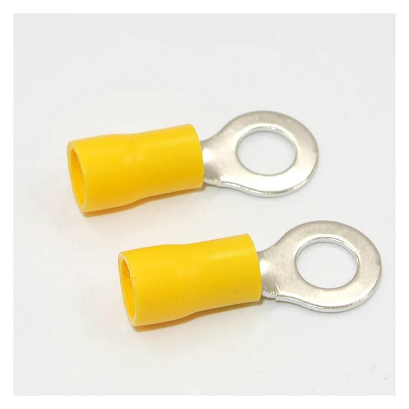 RV5.5-8 Yellow Ring insulated terminal suit 4-6mm2 Cable Wire Connector cable Crimp Terminal 500PCS 5/16" RV5-8 RV von RVBLRDSE