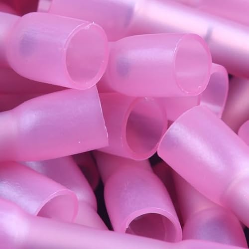 Red Insulated Electrical Heat Shrink Butt Terminals 100pcs/lot Wire Cable Crimp Splice Butt Connectors 18-22 AWG/1.5-2.5mm2 Kit von RVBLRDSE