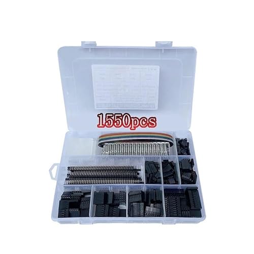 SN-28B Crimping Tool Crimper Plier 1550pcs Connector Kit JST-XH Male Female Terminals Set 2.54mm Pitch Female Pin Header von RVBLRDSE