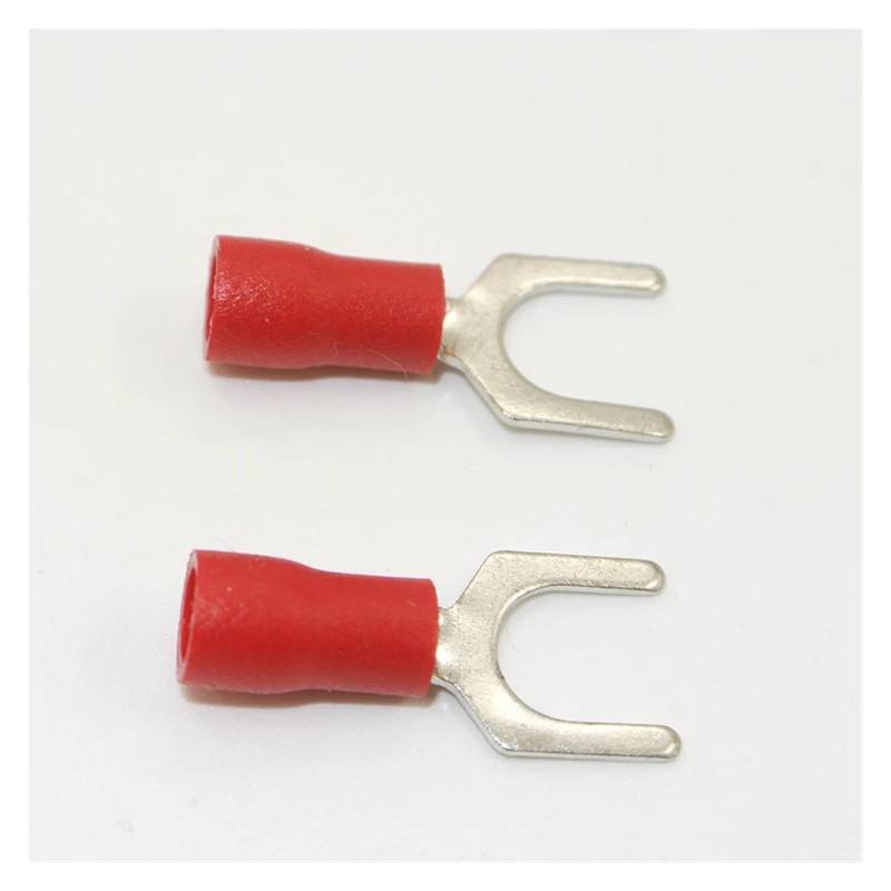 SV1.25-6 1000pcs 22-18 AWG 1/4" Insulated Terminals Crimp Connector Fork Terminals Connector von RVBLRDSE