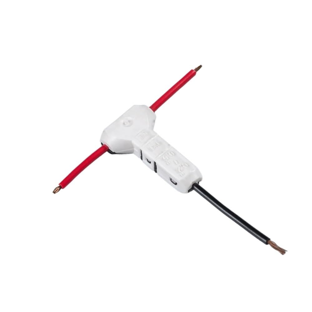 T-1 100PCS Compact Automotive Wire Wiring Connector Car T Type Quick Splice Terminal Block 23-20 AWG 0.3-0.5mm T-1 100PCS Compact Automotive Wire Wiring Connector Car T Type Quick Splice Terminal Block 23-20 AWG 0.3-0.5mm von RVBLRDSE