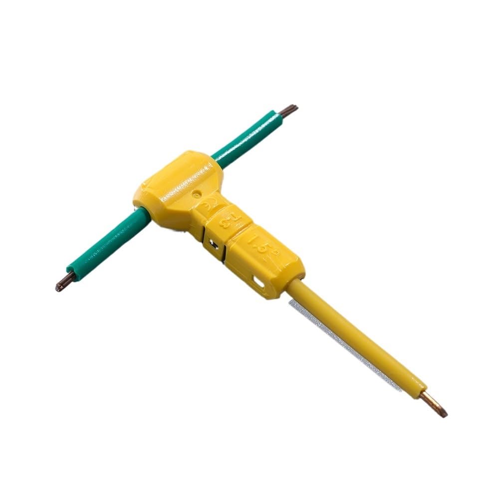 T-3 100PCS Lock Quick Splice Crimp Terminal T type Wire Tapping Joint 16-15AWG 1.5mm2 Solid Stranded 1.5mm Wire Connector T-3 100PCS Lock Quick Splice Crimp Terminal T type Wire Tapping Joint 16-15AWG 1.5mm2 Solid Stranded 1.5mm Wire Connector von RVBLRDSE