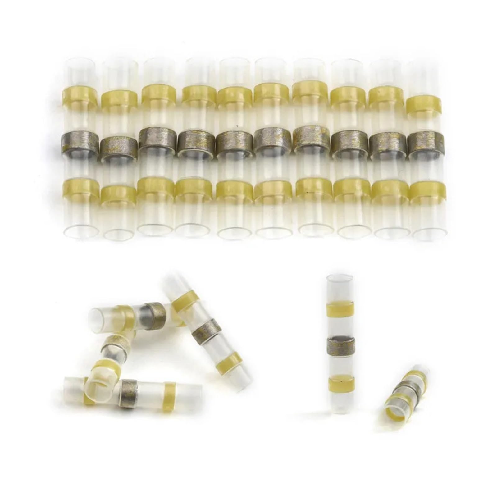 YT 10PCS Yellow 4.0mm Solder Sleeve Heat Shrink Butt Connectors Splice Terminals Insulated Electrical Butt Wire Connector YT 10PCS Yellow 4.0mm Solder Sleeve Heat Shrink Butt Connectors Splice Terminals Insulated Electrical Butt Wire Connector von RVBLRDSE