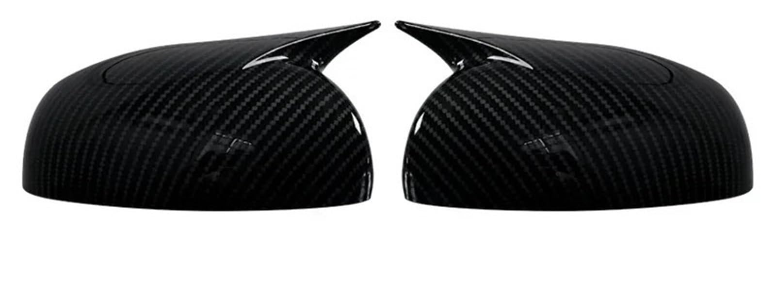 Außenspiegel für 2 PCS Fit Für Skoda Fabia 2008-2014 Rückspiegel Seite Spiegel Auto Spiegel Abdeckung Zubehör Spiegelkappen(Carbon Look) von RVIFY