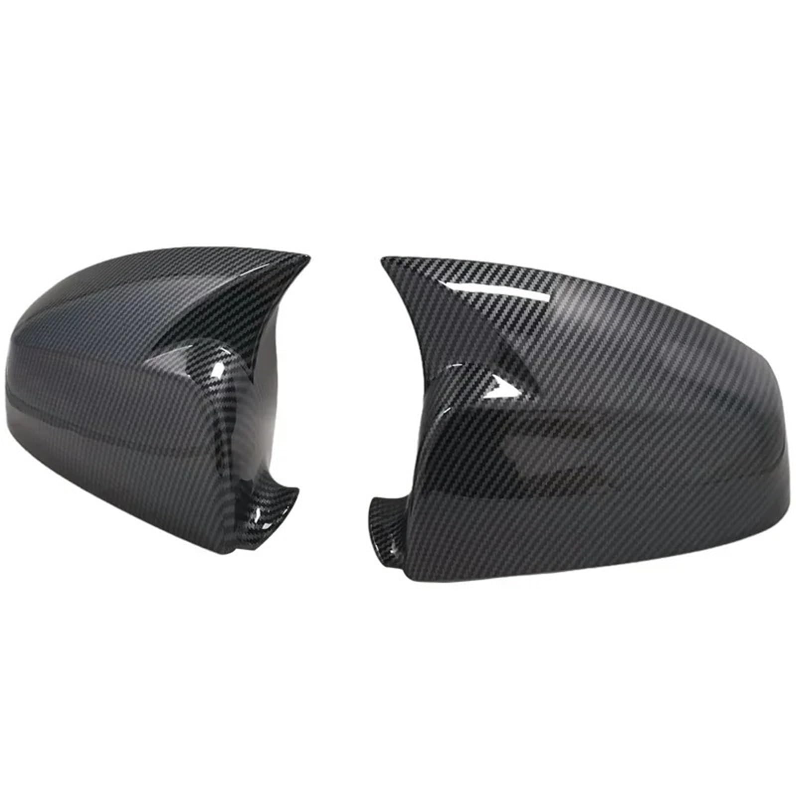 Außenspiegel für Abdeckkappe für Seitenspiegel, passend für BMW 5er 6er 7er E60 E61 E63 E64 F01 F02-F04 F06 F07 F10 F11 F12 F13. Spiegelkappen(Carbon One Pair) von RVIFY