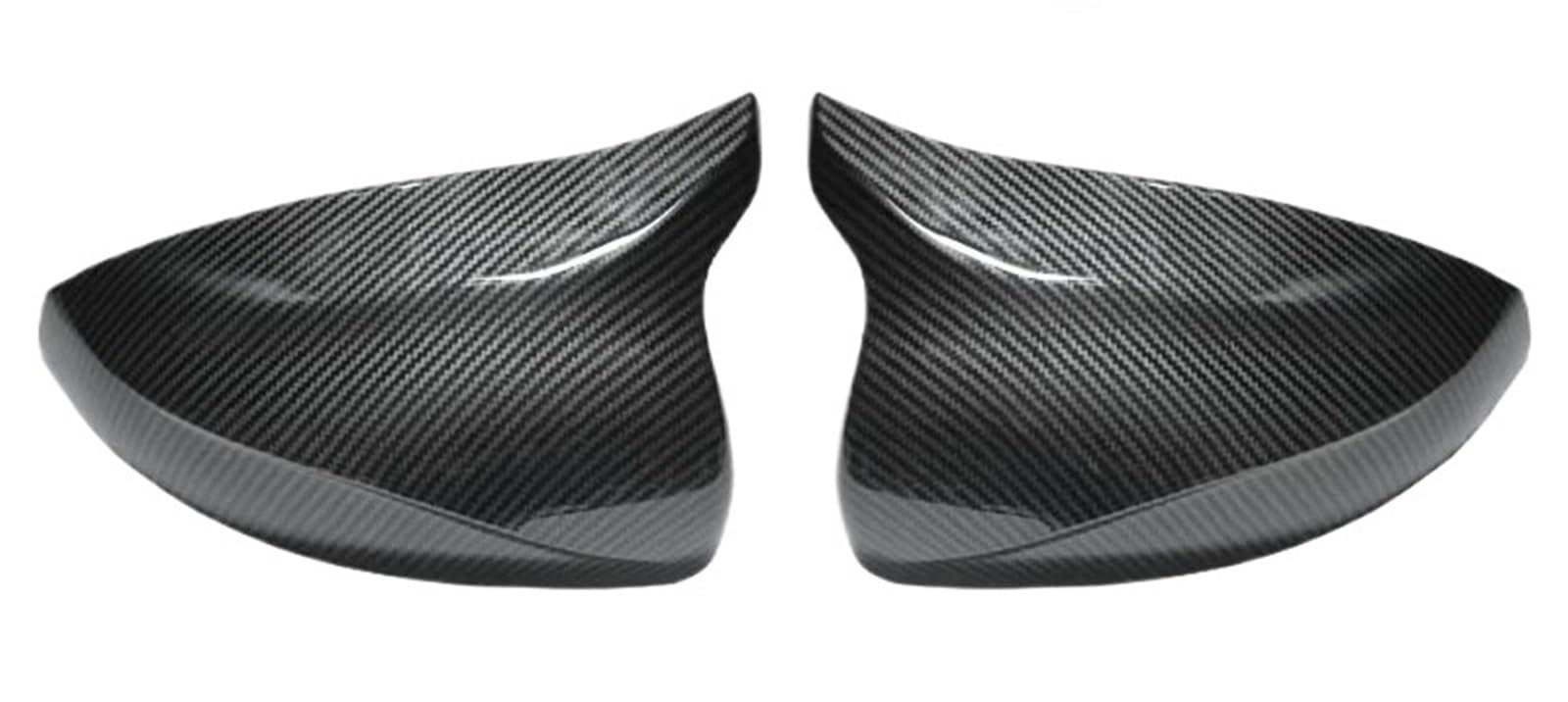 Außenspiegel für Passend für Audi A3 S3 8V RS3, Ersatz-Seitenspiegelabdeckungen, Kappen in Carbon-Optik, 2013–2019. Spiegelkappen(Carbon Look) von RVIFY
